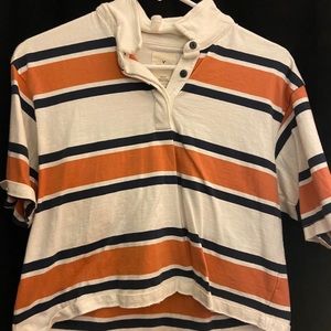 American Eagle Cropped Polo